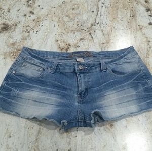 Denim Short Shorts by Love Notes Size 11/12